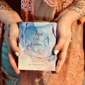 Das „Healing Not Broken“ Affirmations Karten Deck für spirituelles Wachstum, Führung, Manifestation, Heilungsreise, mentales Wohlbefinden, Journaling+