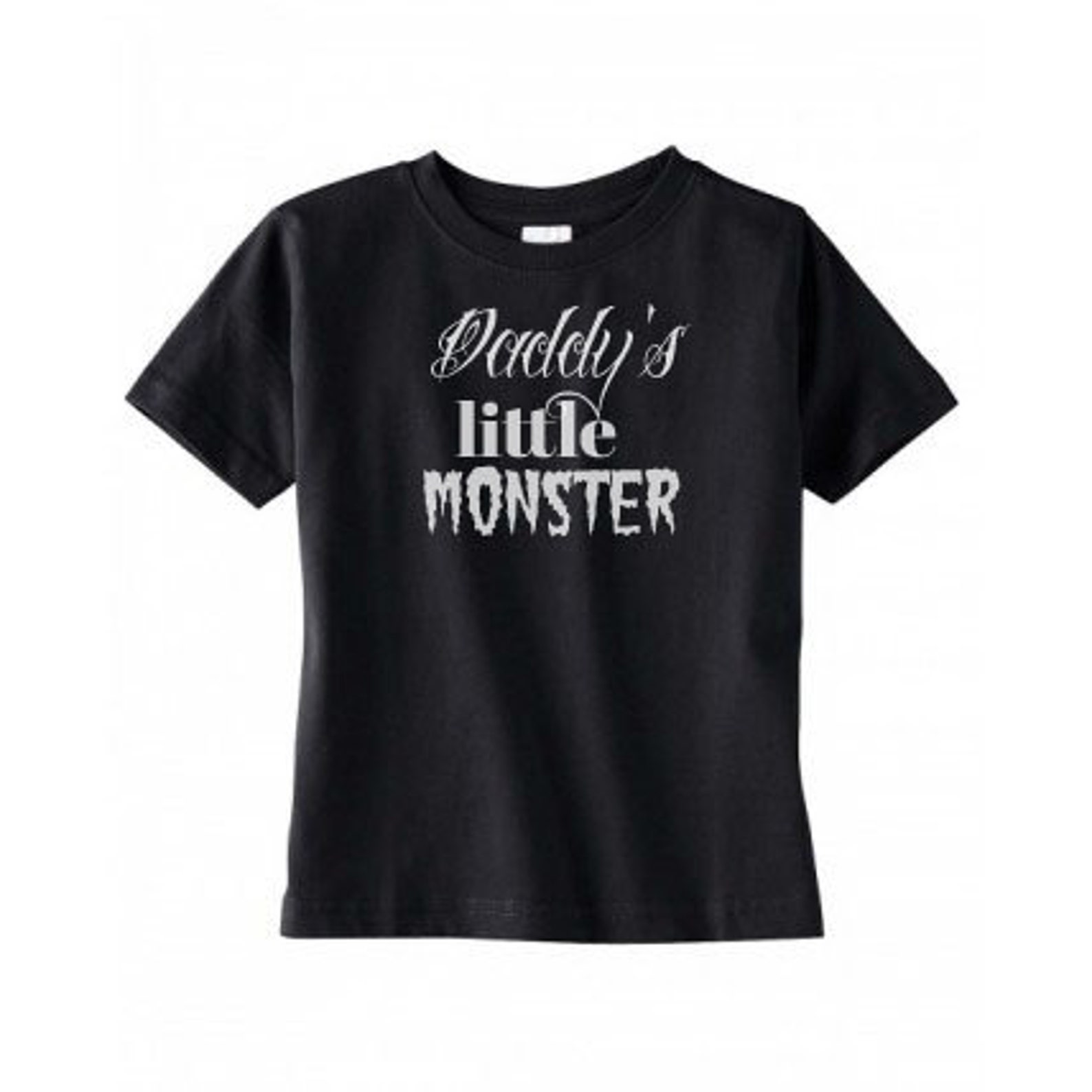 Daddys little monster kids t shirt Etsy