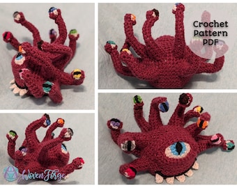 Ivan el Espectador / Crochet Amigurumi / Patrón PDF / Monstruo