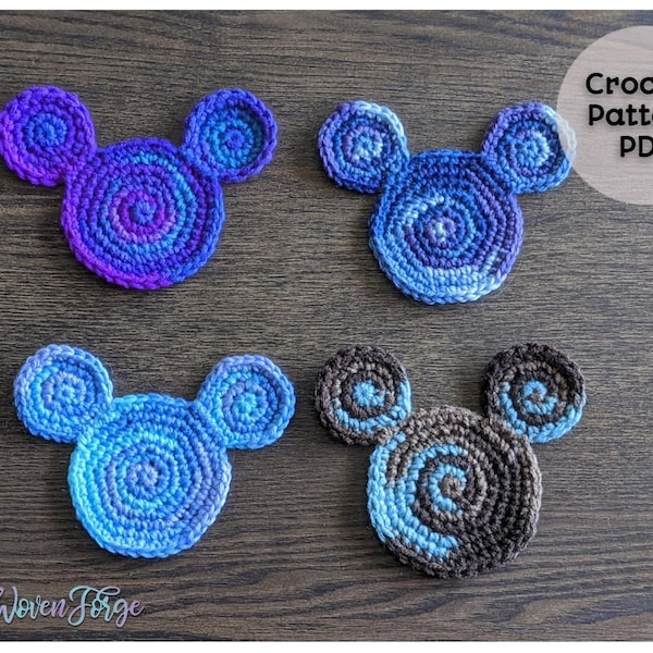 Tri-Circle Coaster | Crochet | Pattern PDF | Mug Rug