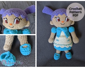 Misha la Aldeana / Crochet Amigurumi / Patrón PDF / Geeky