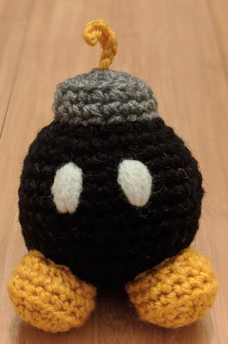 Bobby the Bomb Crochet Amigurumi Pattern PDF Geeky Creature image 3