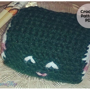 Happy Spam Musubi | Gehäkelte Amigurumi | Schnittmuster PDF | Futter