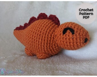 Sophie el Estegosaurio / Crochet Amigurumi / Patrón PDF / Dinosaurio