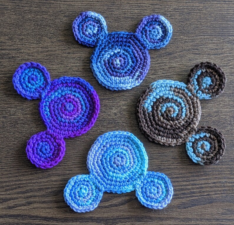 Tri-Circle Coaster Crochet Pattern PDF Mug Rug image 3