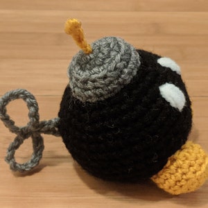Bobby the Bomb Crochet Amigurumi Pattern PDF Geeky Creature image 2