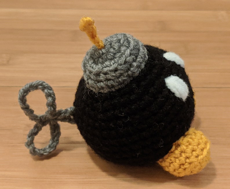 Bobby the Bomb Crochet Amigurumi Pattern PDF Geeky Creature image 2