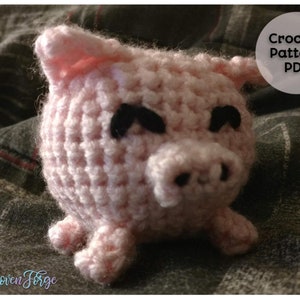 Snuffles the Chubby Piggy | Crochet Amigurumi | Pattern PDF | Animals