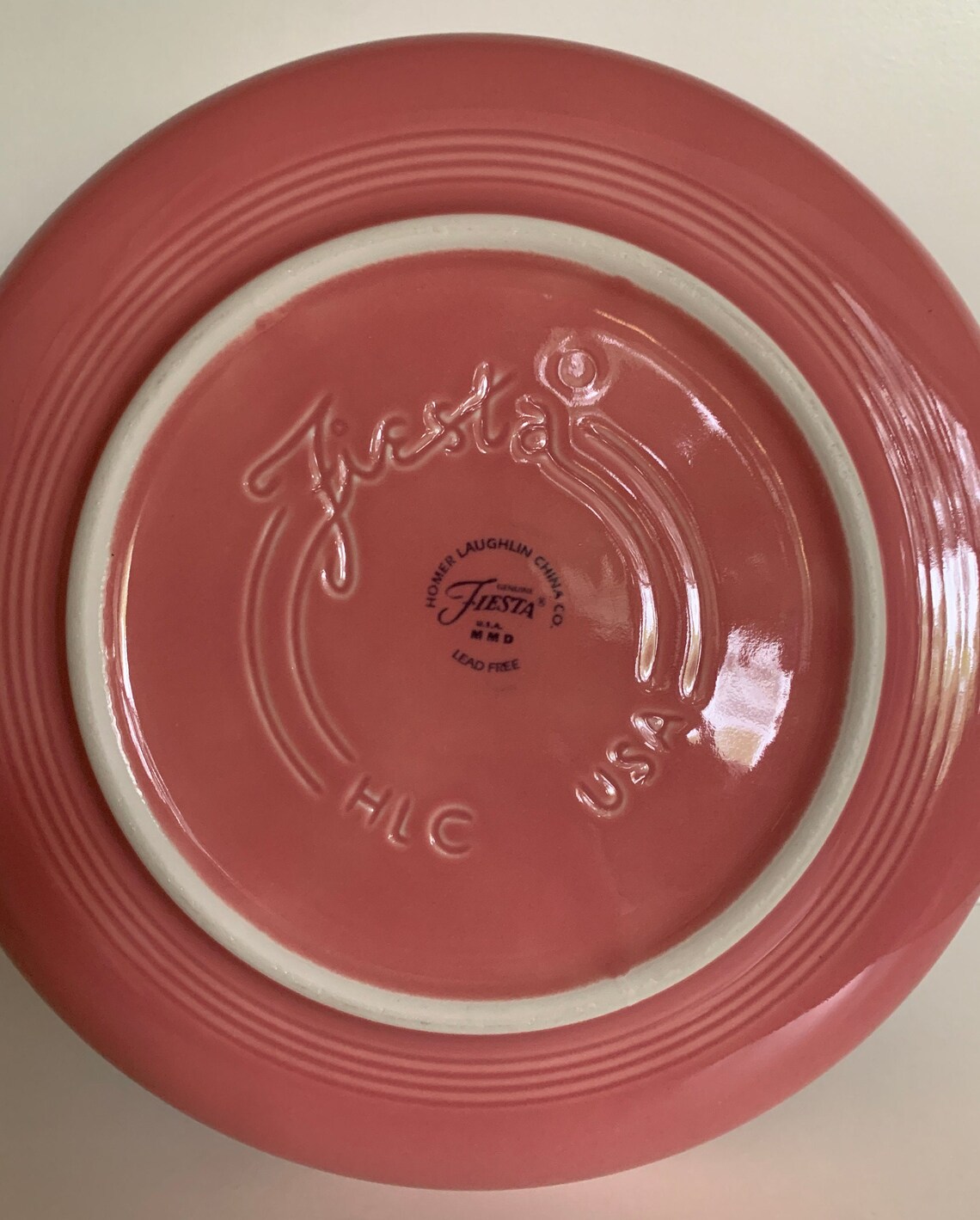Vintage Fiestaware Pink Rose Serving Bowls Serving Platters Etsy