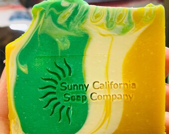 Lemongrass Citrus  "Meadowlark Lemon-Grass" Goat Milk Soap