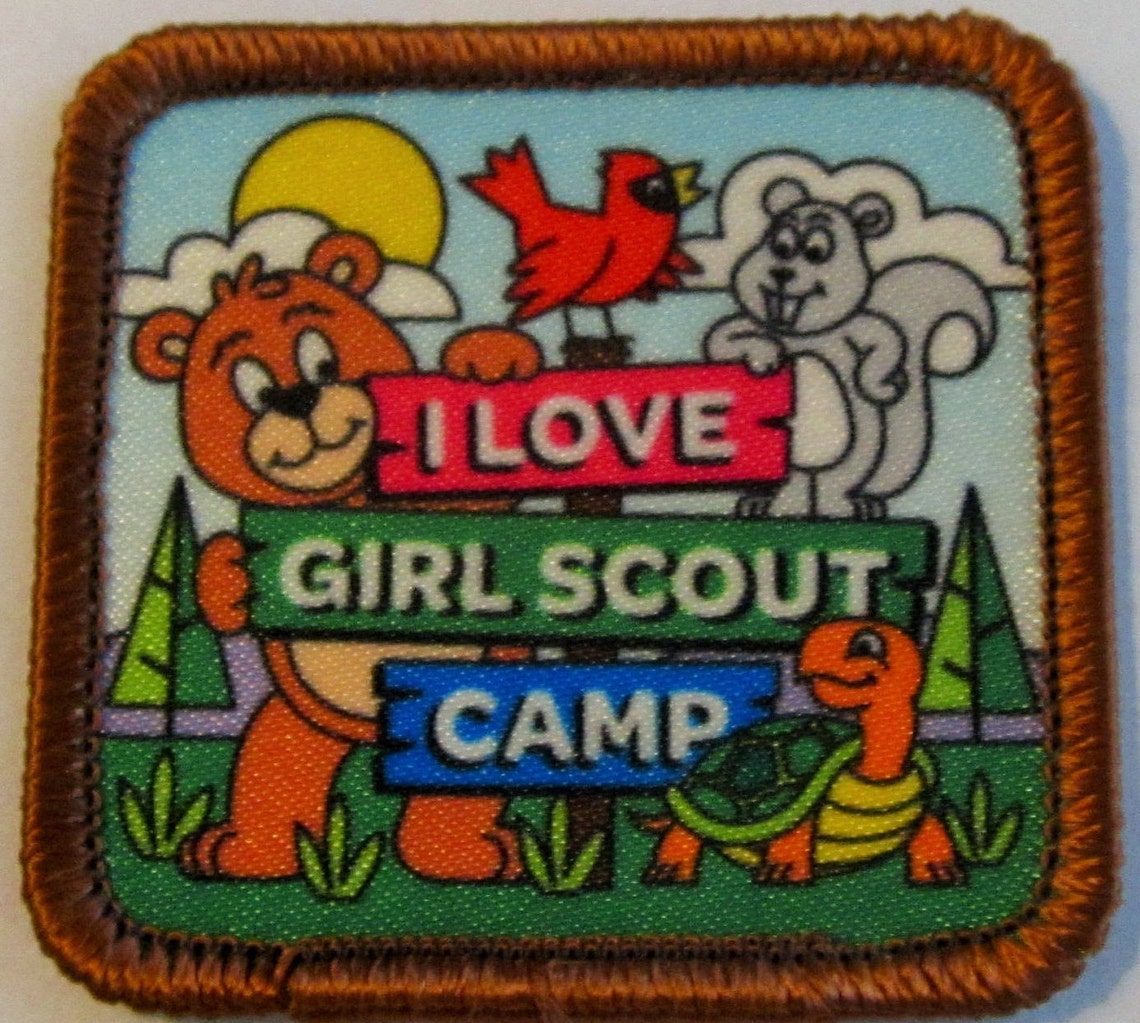CLEARANCE Girl Scout Fun Patch I Love Girl Scout Etsy