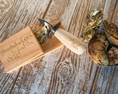 Shucked A Ton Oyster Knife and Shucking Block Set for Personalized Wedding or Engagement Gift for Foodie Couple