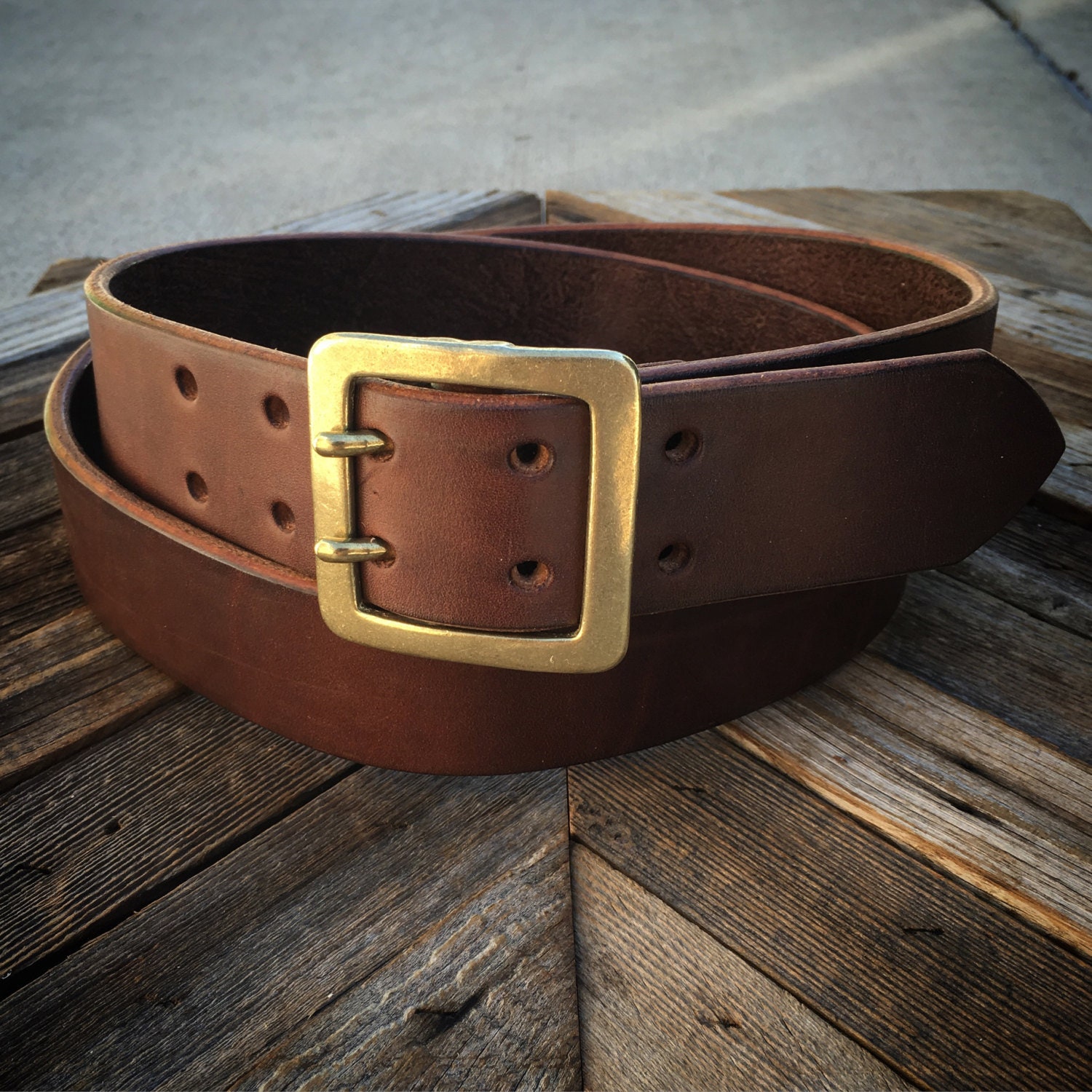 40mm Classy Single Pronged Solid Brass Harness Belt Buckle