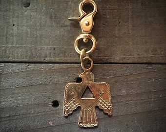 Thunderbird Charm Keychain