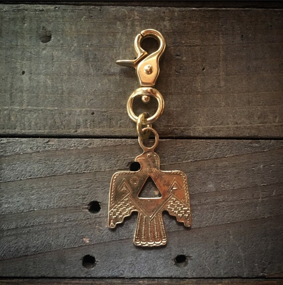 Thunderbird Charm Keychain
