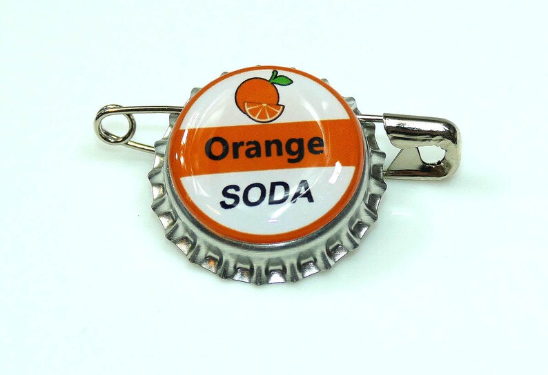 Disney UP ORANGE SODA bottle cap pin | Etsy