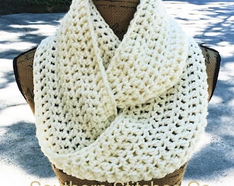 Infinity Scarf Crochet Scarf Women's Accessories Custom Eternity 72 Colors Options