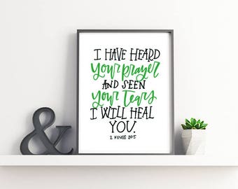 Verse of Healing - Art Print