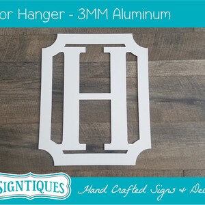 Last Name Monogram- Family Monogram- Initial Monogram- Metal Door Hanger- Monogram Door Hanger- Porch Decor- Monogram Porch Decor- Custom