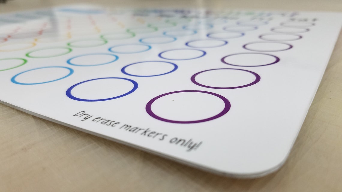 Dry Erase Chore Chart Reusable Chart for Kids Home Chores Etsy