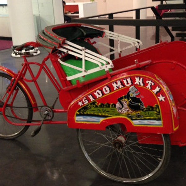 Becak Rickshaw Vintage Bike