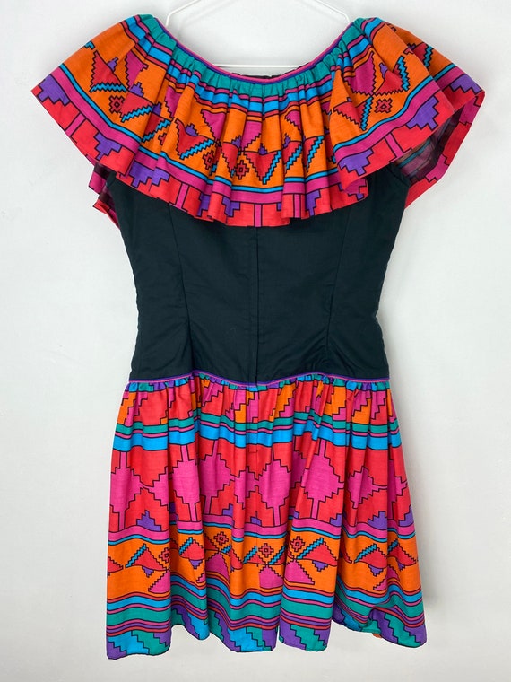 Roberto Dei 70s Aztec Inspired Circle Dress - image 7