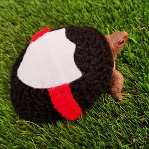 Firefighter Uniform Inspired Crochet Costume for Turtle/Tortoises