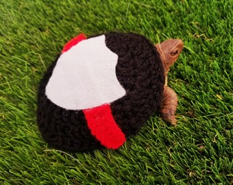 Firefighter Uniform Inspired Crochet Costume for Turtle/Tortoises