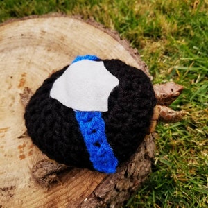 Police Uniform Inspired Crochet Costume for Turtle/Tortoises