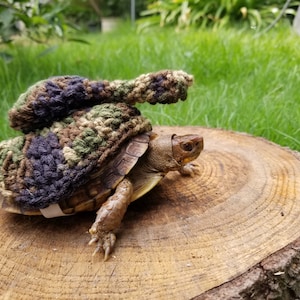Crochet Military Tank Costume for Turtles/ Tortoises