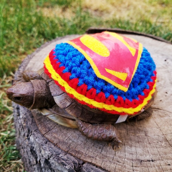 Superhero Inspired Crochet Costume with Felt Detailing Turtle/Tortoise Costume