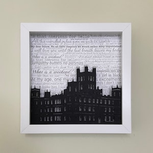 Downtown Abbey gift wall decor, Whats a weekend? Downton Abbey Castle, Highclere castle, Violet Grantham, Lady Mary, Downton Fan art