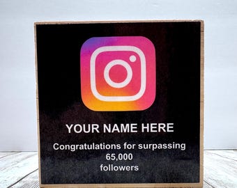 Custom Social Media award, Influencer award