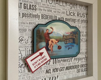 Schitts Creek gift wall decor Rosebud Motel Ew David Best Wishes Warmest regards Rose Apothecary Positively bedeviled Schitts Creek quotes