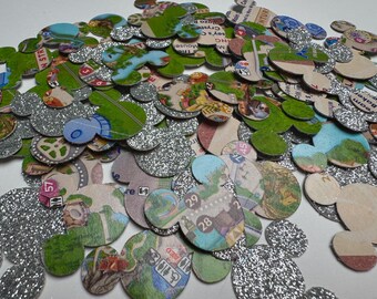 Mickey mouse confetti, Disney park Map confetti, Disney birthday confetti