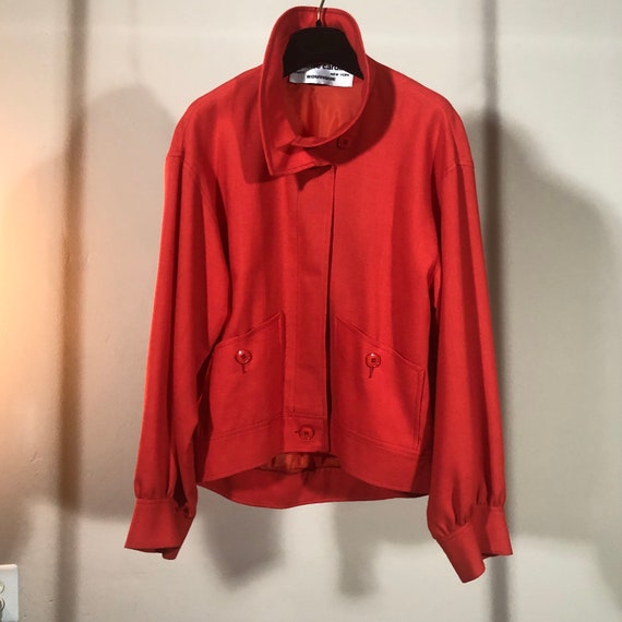 Vintage designer Pierre Cardin orange red boutiqu… - image 9