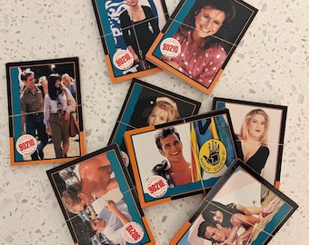 Set of 10 Topps Beverly Hills 90210 Trading Cards - Mint Condition