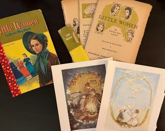 Little Women Junk Journal Kit with Book - 90% Complete - Just Put Together & Decorate! - Book, Two Signatures, and Ephemera Included