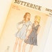 SIZE 10 5673 WOMENS BUTTERICK Sewing Pattern Vintage Misses Dress Sleeveless or Long Sleeves Flared Skirt V Neck 1960s Womens Retro
