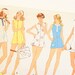 SIZE 8 6942 WOMEN'S Simplicity Sewing Pattern 1975 1970s Vintage Tennis Dress Mini Short with Panties Womens Sleeveless Junior Princess
