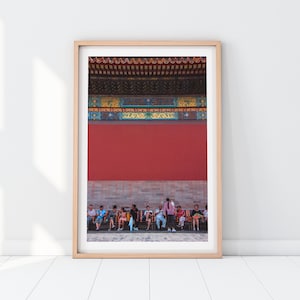 Beijing Poster Print- China Photography Prints - China Poster Print- Vintage Decor- Wall Art- Photographer Gift - Art Print
