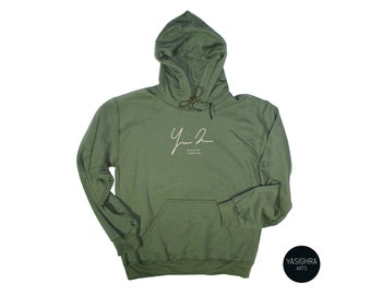 olive green sweatshirt men's