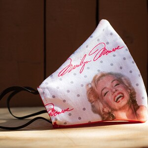Marilyn Monroe Face Mask - Aesthetic Face Mask- Vintage Clothing ...