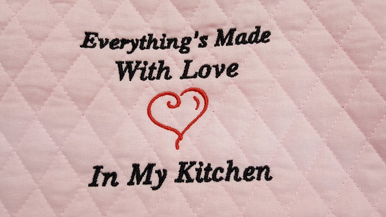 Quilted personalized embroidered Kitchen Stand mixer cover fits 3.5-4.5-5-6-7-8qt image 5