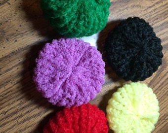 Set of 5 Hand Made Kitchen Scrubby for Pans, Dishes and appliances