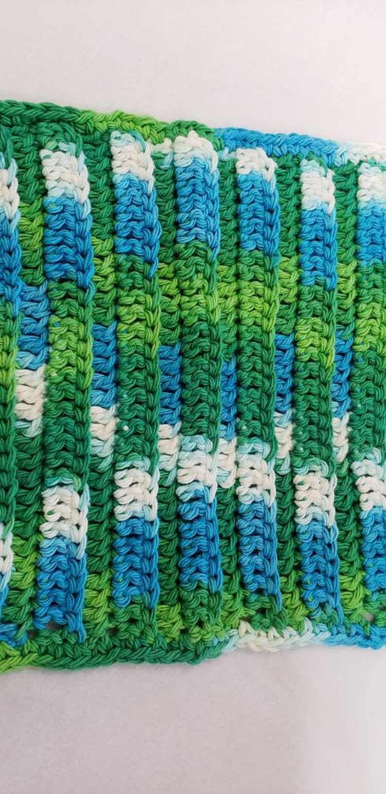 Crocheted Dish cloths set of 3 image 4