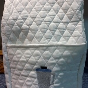 Quilted and Embroidered Blender cover will fit Vita mix can be Personalized image 1