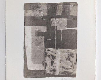 Original Art | Hand-Printed Monotype | Fugue | Wall Art on Paper