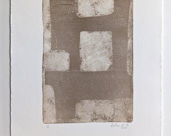 Original Art | Hand-Printed Monotype | Aperture II | Wall Art on Paper