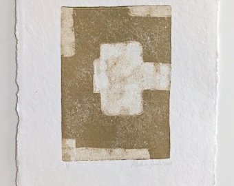 Original Art | Hand-Printed Monotype | Specus II | Wall Art on Paper